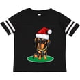 thumbnail image 3 of Inktastic Christmas Dachshund Dog Santa Boys or Girls Toddler T-Shirt, 3 of 5