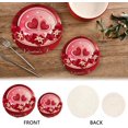 thumbnail image 4 of Coolnut Love Pot Holder Set of 2, Heat Resistant Round Cotton Hot Pads Table Mats Trivets for Hot Dishes/Pot/Bowl/Teapot/Hot Pot Holders, 7"+ 9", 4 of 6