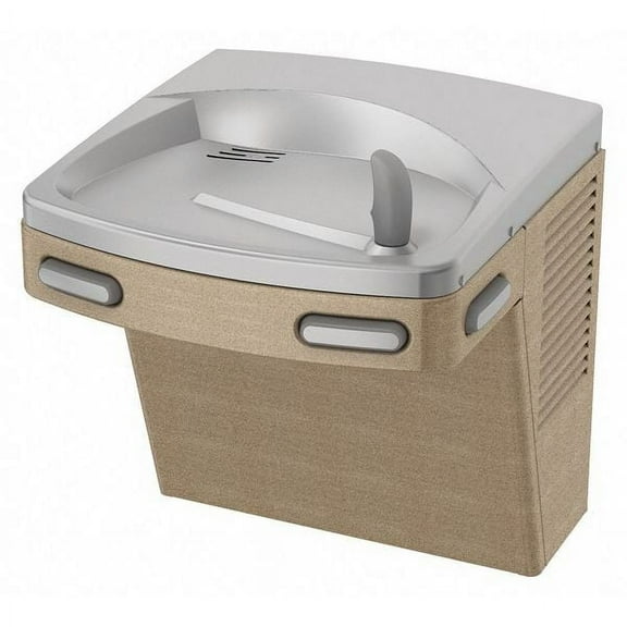 On-Wall Single Drinking Fountain, 1 Level, 18 5/8 in D, 21 in H, 17 5/8 in W