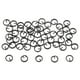 thumbnail image 1 of 50pcs Q Anillos forma forma forma Pesca Terminal Aparejos 6mm Matt Black kusrkot Anillos divididos con cebo, 1 of 7