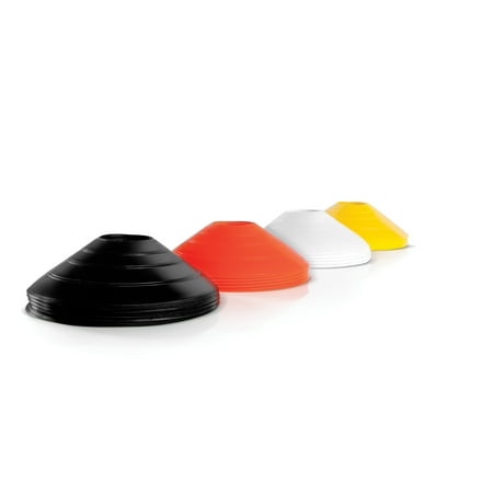 UPC: 0831345001274 | SKLZ Soccer Training Cone set for speed  quickness and agility training  includes 20 cones in 4 colors