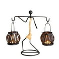 thumbnail image 1 of Inspired Tea Light Candle Holder with Metal Art Girl Figure, 1 of 10