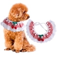 thumbnail image 1 of Collier pour Chat Adorable Bandana en Dentelle Extensible pour Chiots et Chatons, 1 of 8