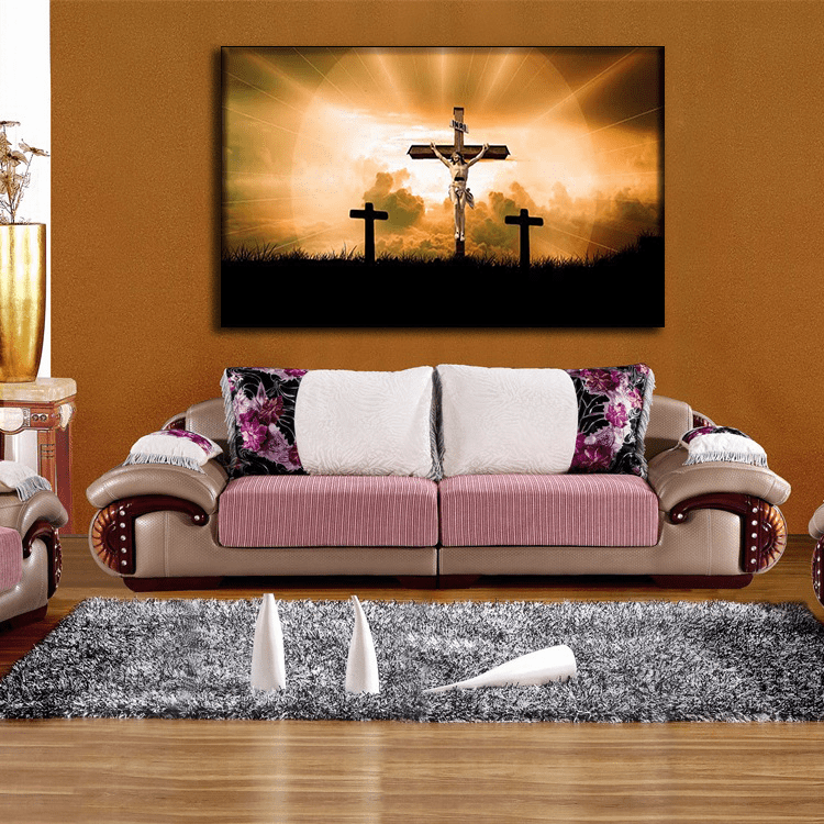 Jesus Picture Framed Wall Decor Last Supper Wall Art for Bedroom Office Framed  Ready to Hang