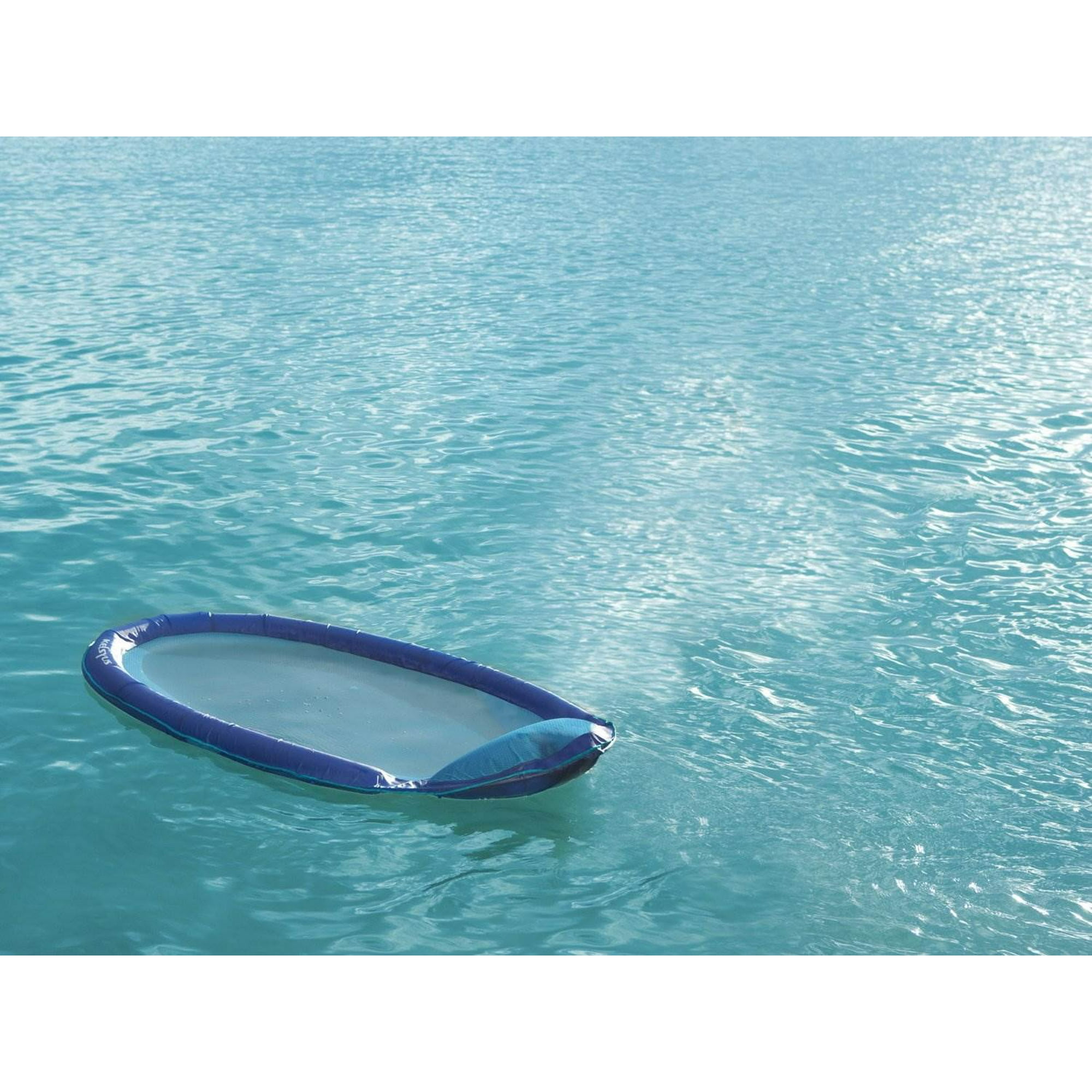 Kelsyus Floating Hammock Inflatable Pool Lounger Raft Blue Set of 2 80032 Walmart