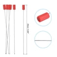 thumbnail image 2 of Uxcell 10" Steel Security Cable Seals Numbered Pull Tight Wire Anti Tamper Tag, Red 50 Pack, 2 of 6