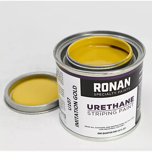 Ronan Specialty Paint Urethane Striping Paint 4 oz. Imitation Gold