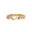 14k Black Gold Finish, variant on White Diamond Celestial Wedding Ring in 14K Yellow Gold Finish- Cresent Moon Band Women