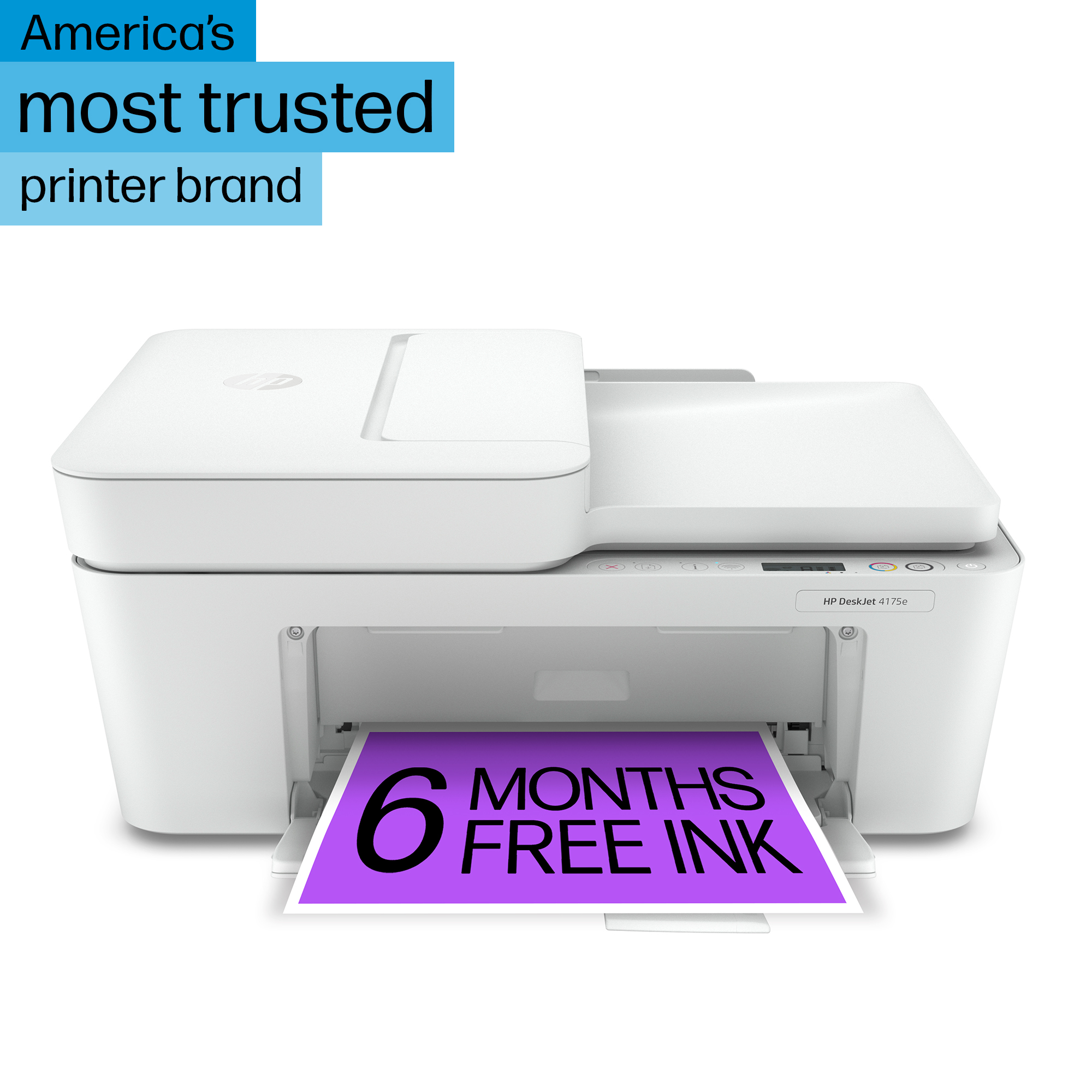 HP DeskJet 4175e Wireless Color All-in-One Inkjet Printer with 6 months Instant Ink included with HP+ - image 3 of 15