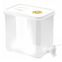 Yucurem Leakproof Fridge Drink Dispenser With Spigot Filter Design Water Jug Kitchen Essentials (10L)