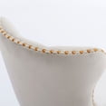thumbnail image 6 of Cupreous Nailheads and Foam Filler / Velvet Barstools for Kitchen Use Set of 2, 6 of 7