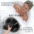 thumbnail image 3 of Alfombra de baño antideslizante agradable para la piel Alfombra de baño antideslizante de 88x39 cm Alfombra de ducha lavable a máquina y resistente al moho sin BPA （negro）,, 3 of 5