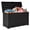 Black, variant on Uforic 60 Gallon Lockable Resin Outdoor Storage Box, Waterproof Deck Box with Handles, Weather Resistant Outdoor Storage for Patio Furniture, Garden Tools & Pool Accessories, Black