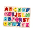 thumbnail image 1 of Tablero de madera para emparejar, juego educativo temprano, juguetes de aprendizaje, regalos, viajes para niños Letra mayúscula, 1 of 9