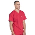 thumbnail image 5 of Cherokee Workwear Professionals Men Scrubs Top V-Neck WW675, 5 of 5