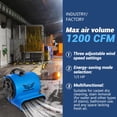 thumbnail image 4 of Ventilador Air Mover BSMTEK, cable de 1/3 HP, 1200 CFM, 3 velocidades, 10 m, 4 of 8