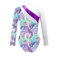 thumbnail image 4 of MSemis Child Girls Athletic One Piece Long Sleeve Leotard Top, 4 of 5