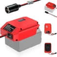 thumbnail image 1 of Para Mil*wau*kee M18 a Convertidor Reductor de 12V – Adaptador de Corriente de 10A de Alta Corriente con Protección contra Sobrecarga y Regulador de Voltaje. para Mil*wau*kee Baterías de 18v, 1 of 8