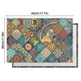 thumbnail image 6 of Multicolor Ethnic Geometric Pattern Summer Placemats Table Placemats Set Of 4-Linen Kitchen Washable Placemats Table Mats 11.8"x17.7" Non-Slip Heat Resistant, 6 of 6