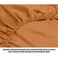 thumbnail image 3 of Gracewood Hollow  Chavda 1200 TC Cotton Deep-pocket Luxury Sheet Set Spice Egyptian Cotton Full Casual, 3 of 5