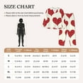 thumbnail image 6 of Kll Love Print Women'S Long Sleeve Pajamas With Pants Sleepwear Loungewear 2 Set-Xx-Large, 6 of 9