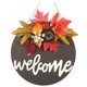 thumbnail image 1 of Guirnalda De Bienvenida De Otoño, Esqueleto, Hojas De Arce, Guirnalda Para Puerta, Guirnalda Colgante Para Decoración De Acción De Gracias De Halloween Advancent HA037934-00, 1 of 6