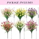 thumbnail image 4 of Flores Artificiales para Exteriores, 18 Paquetes de Plantas Artificiales para Exteriores, Flores Artificiales, Plantas Artificiales Resistentes A los Rayos UV, para Exteriores, 4 of 5