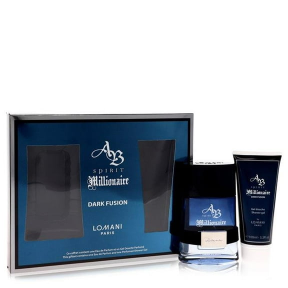 Lomani 563108 2 Piece Spirit Millionaire Dark Fusion Mens Gift Set
