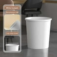 thumbnail image 2 of CSSAD Trash Can Bathroom Garbage Storage Bucket Living Room Plastic Trash Can Pressure Ring Garbage Basket Office Paper, 2 of 5