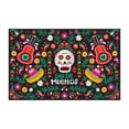 thumbnail image 1 of Fondo del Día de los muertos de México, decoraciones de fiesta temáticas de terror, bandera colgante, pancarta del Día de los muertos, novedad de 2023, 1 of 5