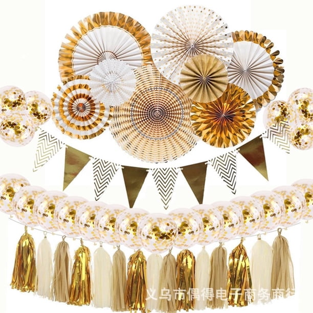 Kit de globos de fiesta para decoración de bodas y cumpleaños, 52 unidades