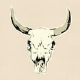 thumbnail image 2 of Green, Jacob 20x20 White Modern Wood Framed Museum Art Print Titled - Steer Skull II, 2 of 4