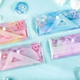 thumbnail image 2 of 4set Sanrio Ruler Set Hello Kitty Melody Kuromi Ruler Protractor Student Mathematics Geometry School Supplies Office Stationery, 2 of 6