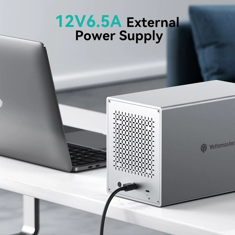 Yottamaster 5 Bay External Hard Drive Enclosure USB3.0 3.5