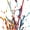 Rainbow Water Splash, variant on Elephant Stock Rainbow Water Splash Wall Art - Vertical Multi Panel Canvas - Living Room Wall Decor - Abstract Multi Panel - White And Orange Decor - 12" x 27"