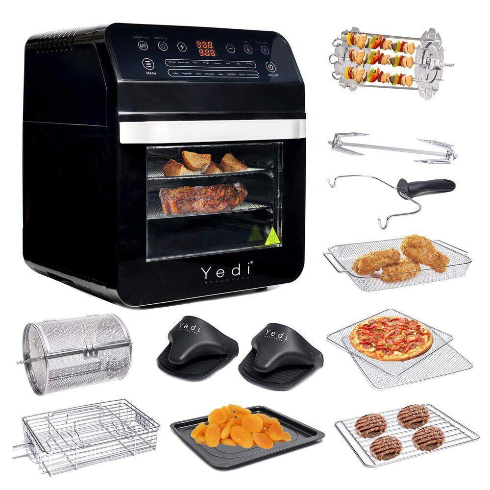 Yedi Air Fryer Rotisserie Oven XL, Dehydrator, Deluxe Accessory Kit (12