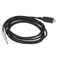 thumbnail image 3 of Cable de audio para guitarra eléctrica USB a 6,35 mm, adaptador de audio Plug Play, cable conector de 2 m/6,6 pies, 3 of 8