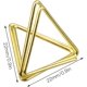 thumbnail image 5 of 24 Piezas Porta Nombres para Mesa, Mini Números de Mesa, Dorado Triangulares Soportes para Tarjetas de Lugar, Papel para Tarjetas para Bodas Aniversario Oficina Fiesta Día de San Valentín (oro), 5 of 7