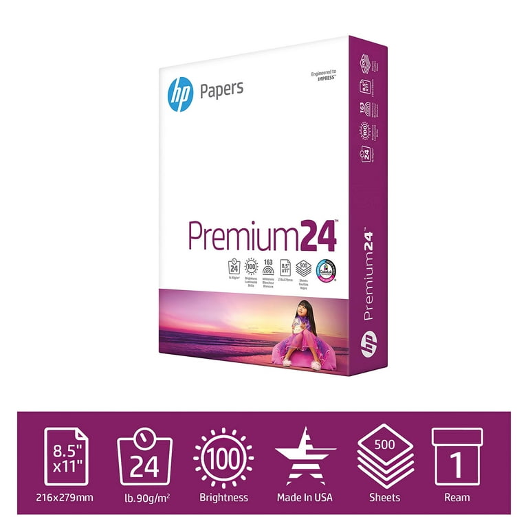 New HP Premium Presentation Paper, Matte, 32 Lb, Letter 100 Ct