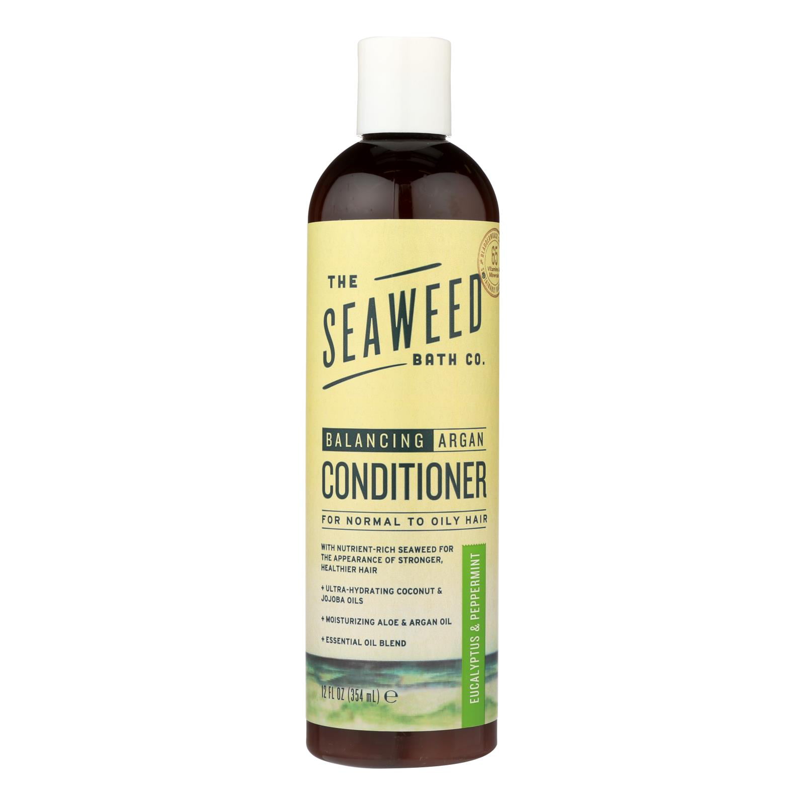 The Seaweed Bath Co Argan Conditioner Balancing Eucalyptus & Peppermint 12  fl oz - Walmart.com