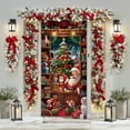 thumbnail image 7 of NIUBWJL Christmas Door Cover Decoration Christmas Door Cover Door Hanging Party Decoration Door Cover Tapestry, 7 of 7