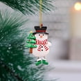 thumbnail image 5 of Adorno Para Árbol De Navidad Papá Noel De Arcilla Blanda Muñeco De Nieve Pingüino Adorno Colgante Para Árbol De Navidad, 5 of 5