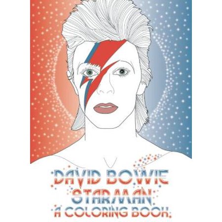 David Bowie Starman A Coloring Book Walmart Com