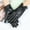 05_Black, variant on Womens Faux Leather Gloves Fashion Lace Butterfly Embroidery Fleece Lined Gloves Lambskin Driving Winter Gloves