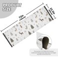 thumbnail image 5 of Yayeee Runner Rug for Bedroom 2'x6' Machine Washable Hallway Non Slip Mat, Christmas Forest, 5 of 8