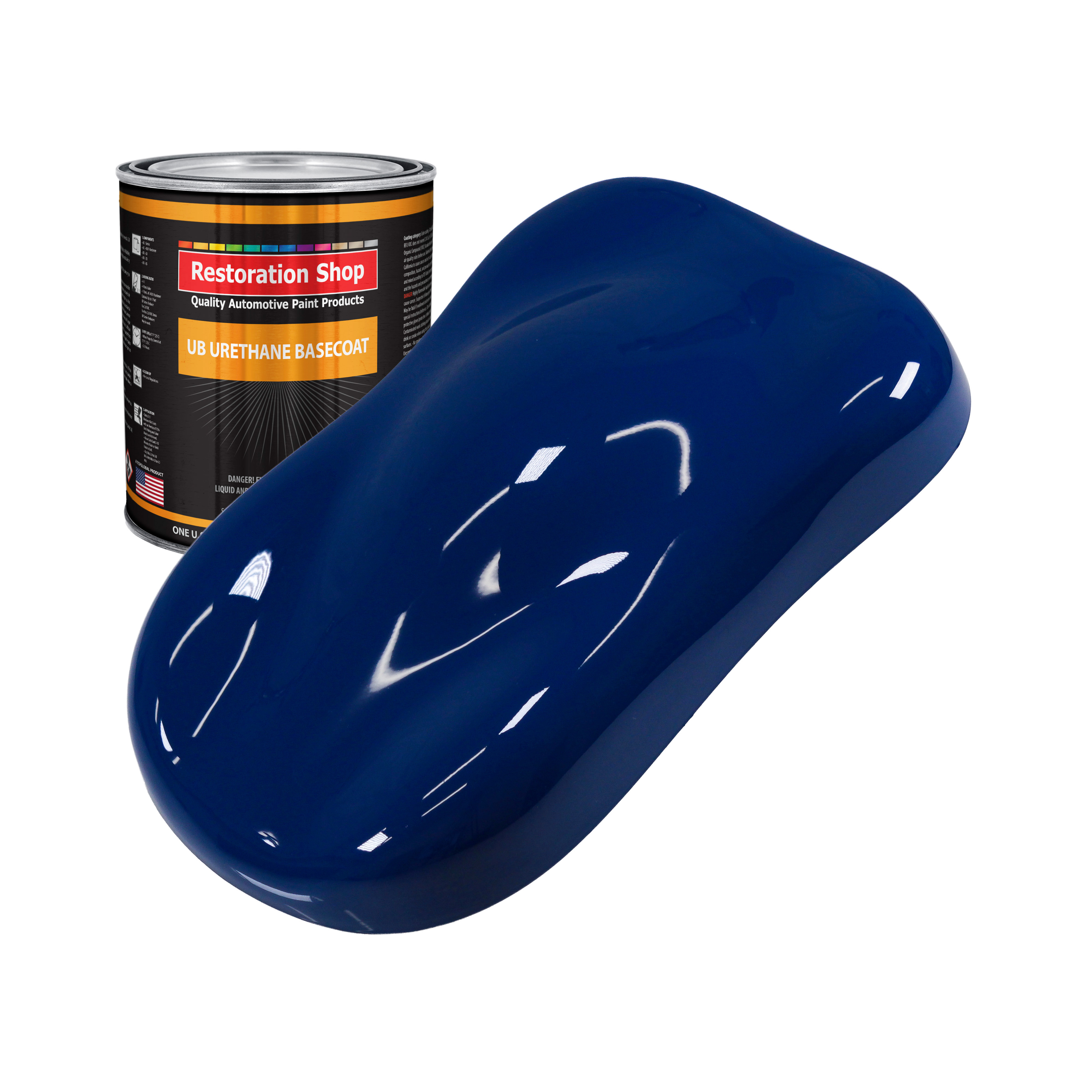 Marine Blue 1 Quart URETHANE BASECOAT Car Auto Body Paint