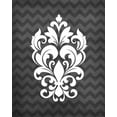 thumbnail image 2 of Robinson, Tamara 15x18 White Modern Wood Framed Museum Art Print Titled - Damask II, 2 of 4