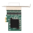 thumbnail image 4 of Gigabit Ethernet  Interface Card, RTL8111 Chip PCB 4 RJ45 Port 1000BASE T Gigabit Server  Card Low Power Consumption  For  For PC, 4 of 8