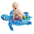 thumbnail image 3 of Colchoneta inflable de agua con forma de tortuga marina, colchoneta de juego de juguete para bebé, niña, 3, 6, 9, 12 meses, colchoneta de agua para bebés, para bebés, azul-96*80cm, 3 of 5