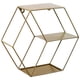 thumbnail image 1 of Estante de pared de rejilla hexagonal de hierro Combinación de arte Colgantes Decoración de pared para sala de estar Dormitorio tholdsy HA5248-03B, 1 of 6